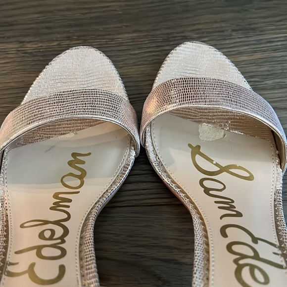 Sam Edelman BlushGold Metallic Ankle Strap Block Heels
Homecoming | Wedding - Picture 7 of 10